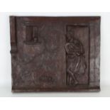 Durou, Signed Bronze Relief Plaque