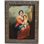 After Murillo, Madonna and Child Painting