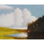 Johnny Daniels (1954-2009) FL Highwayman Painting