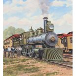 J Craig Thorpe (B 1948) "Louisiana Locomotive" Oil