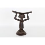 Luba Ppls Caryatid Neckrest - Central Africa