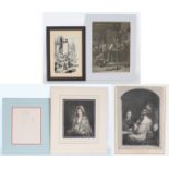 Collection of (3) Old Master Prints & (2) Drawings