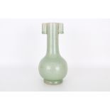 Chinese Longquan celadon arrow vase