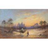 Signed Orientalist Pastel of Egypt