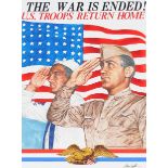 Chris Calle (B. 1961) "WWII - The War Ends" W/C