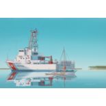 Keith Reynolds (B. 1929) "USCG Vessel Assateague"