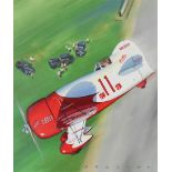 Jack Fellows (B. 1941) "Gee Bee Airplane" Original