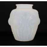 Lalique Opalescent Glass Vase