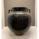 Chinese Black glaze porcelain bottle, Song Dynasty