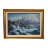 Thomas Kinkade "Conquering the Storms"