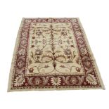 Fine Peshawer Hand Knotted Wool Rug