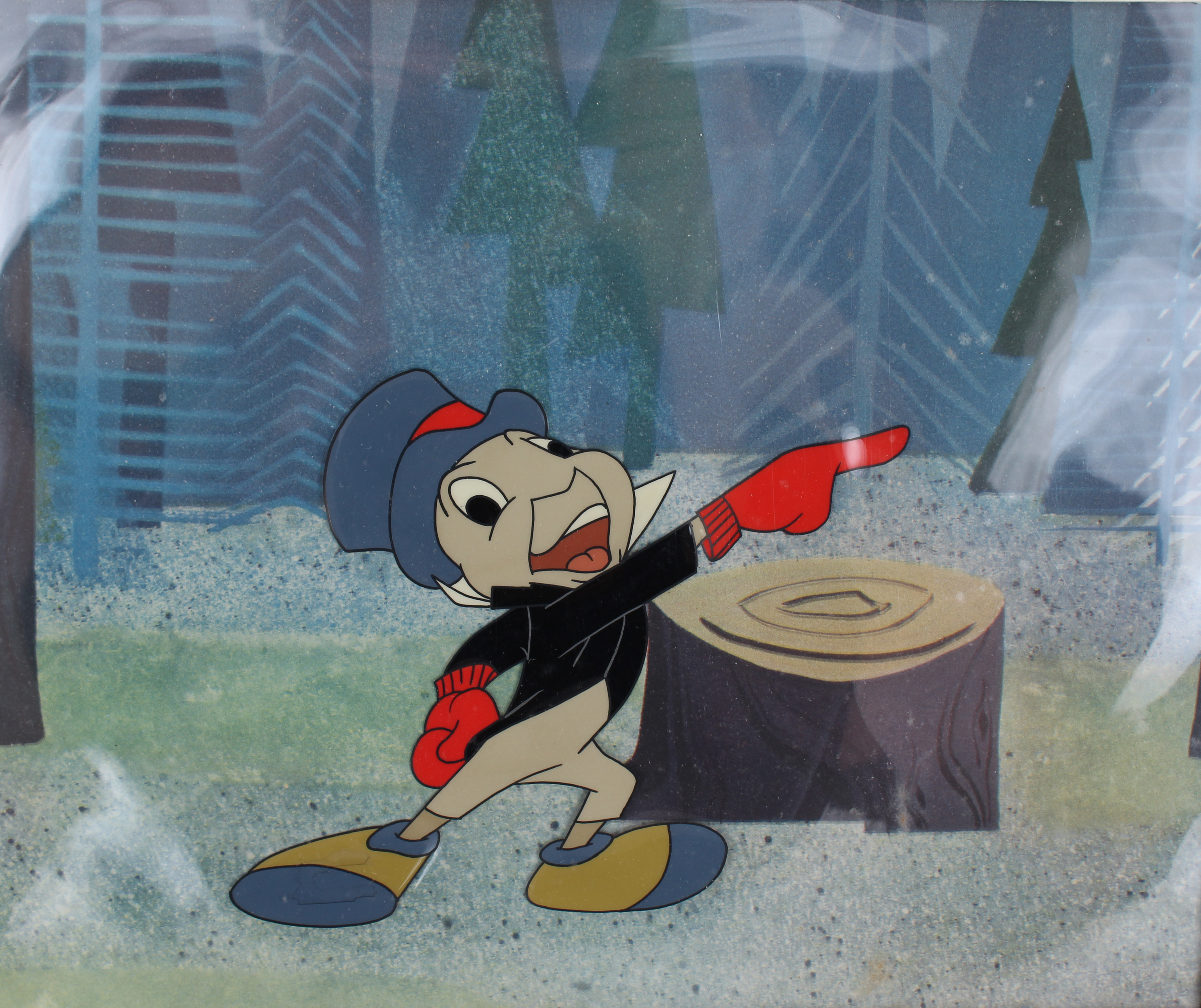 Jiminy Cricket Disney Production Cel - Image 2 of 5