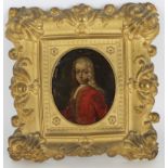 European School Miniature Portrait of Boy