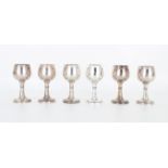 (6) Alpacca Silver Plate Cordials