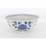 Large Chinese Blue and White Bowl