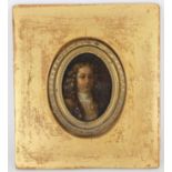 European School Miniature Portrait of Man