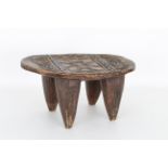 Nupe Ppl Four Legged Stool - West Africa