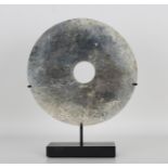 Large Ancient Chinese Jade Bi Disc