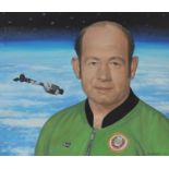 Michael Garland (B. 1952) "Alexei Leonov" Original