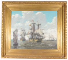 19th C. European School Nautical Painting