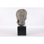 Carved Gandaharan Stone Head