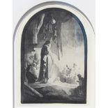 Rembrandt "The Raising of Lazarus" Larger Plate