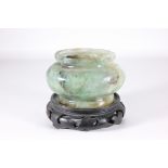 Chinese Quartz Censer on Stand