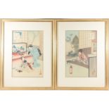Pair, 20th Century Japanese Prints