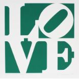 Robert Indiana "GreenPeace Love" Serigraph