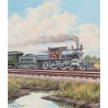 J. Craig Thorpe (B. 1948) "New Jersey Locomotive"
