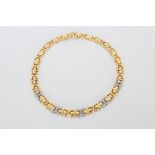 18K Gold & Diamond Link Necklace