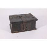 17th C. Italian Wood and Bronze Strong Box