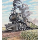 J. Craig Thorpe (B 1948) "Nebraska Locomotive" Oil