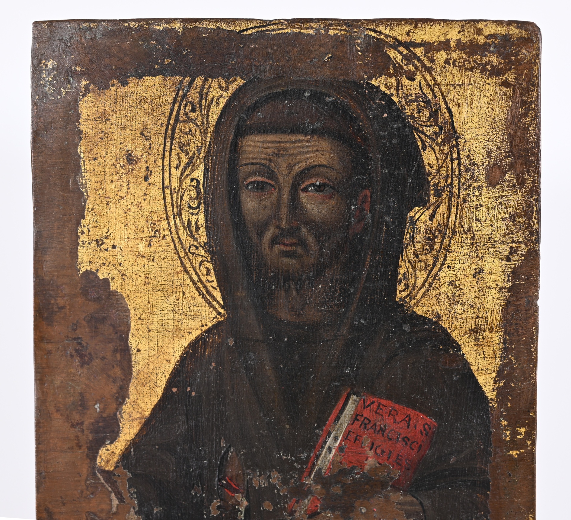 Early Miniature True Portrait of St. Francis - Image 2 of 5