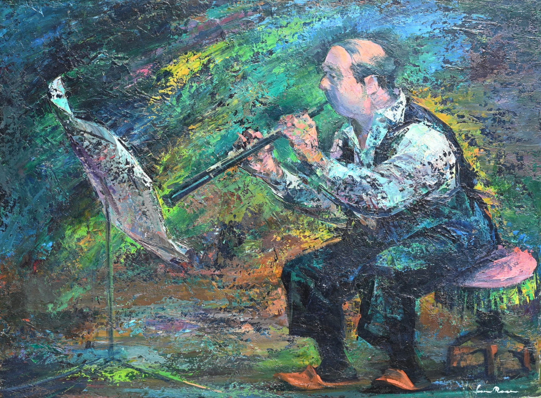 Iver Rose (1899 - 1972) 'Clarinet Player' - Bild 2 aus 6