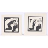 (2) Eric Gill (British, 1882-1940)