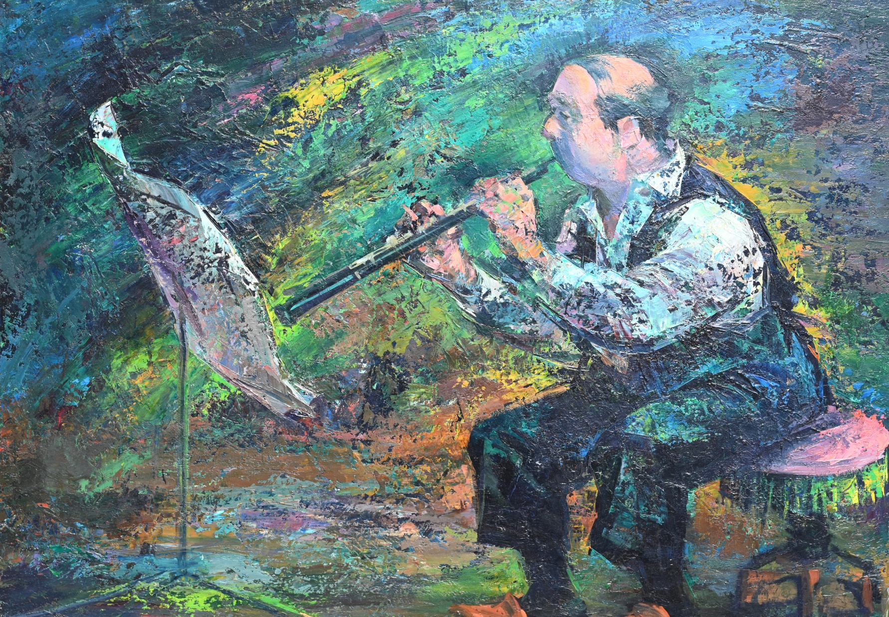 Iver Rose (1899 - 1972) 'Clarinet Player' - Bild 3 aus 6