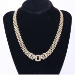 14K Gold & Diamond Chain Necklace