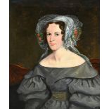 19th C. English School Portrait of Lady