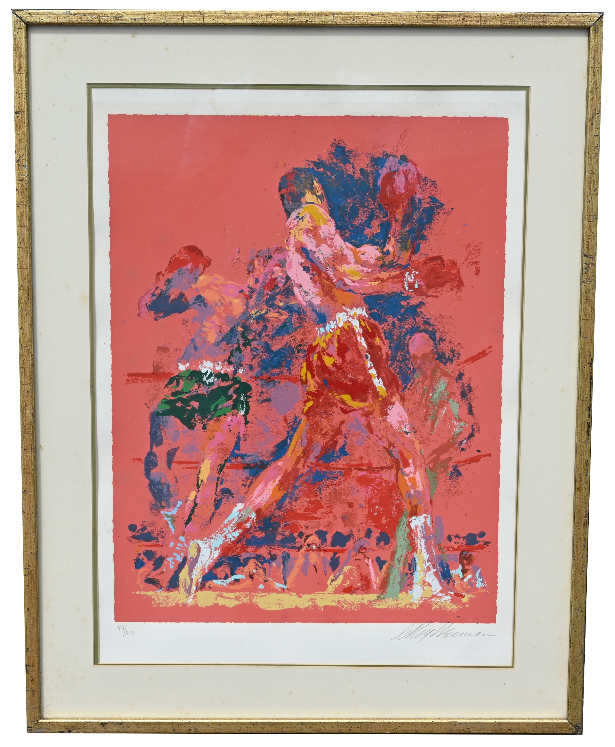 LeRoy Neiman (1921 - 2012) "Red Boxer" - Bild 2 aus 4