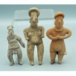 (3) Colima Figures - West Mexico