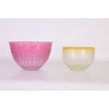 (2) Gary Genetti Artisan Art Glass Bowls
