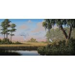 Ben W Essenburg (Florida, B. 1947) Large FL Scene