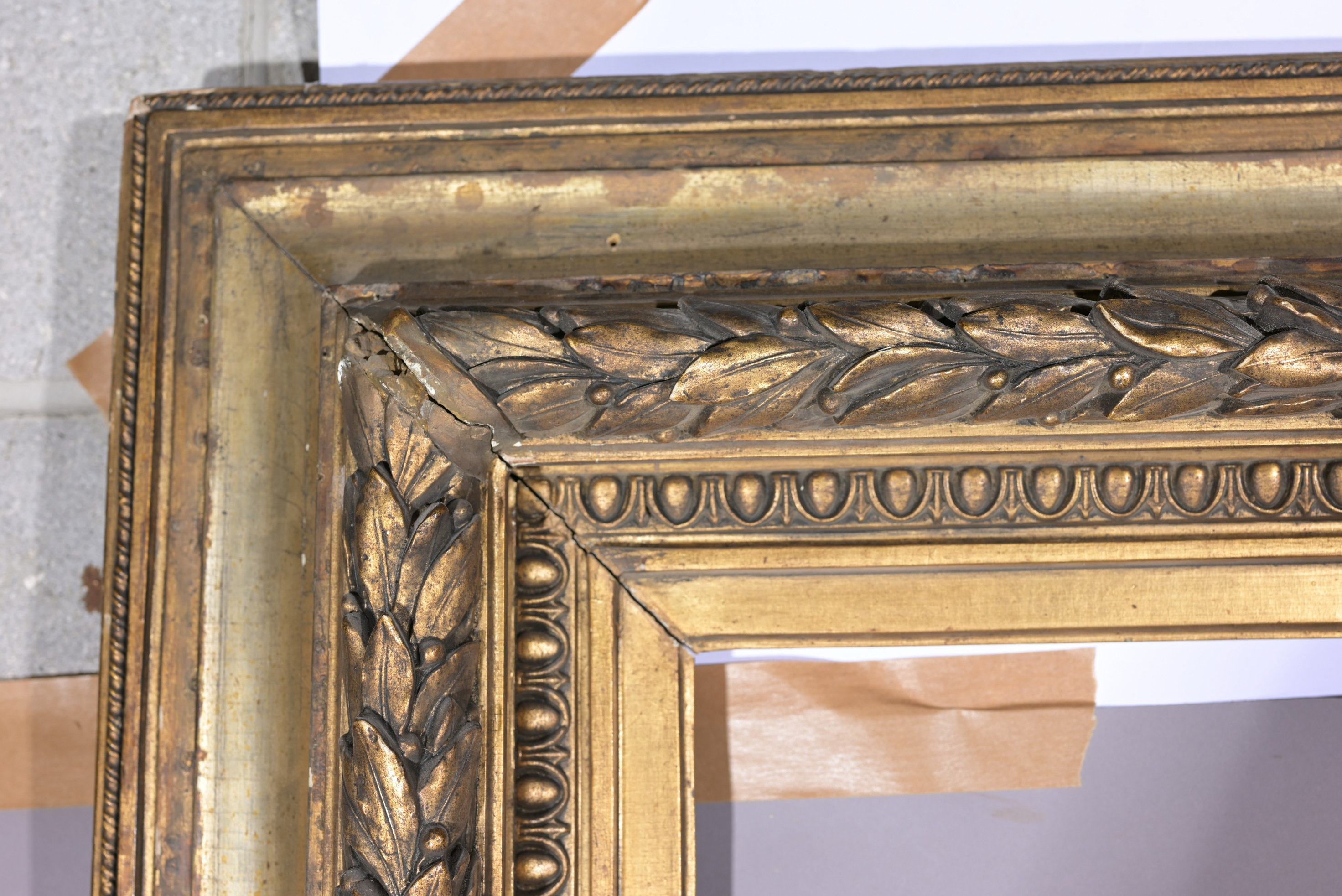 Large 19th C. German School Frame - 49 x 30.75 - Image 4 of 9