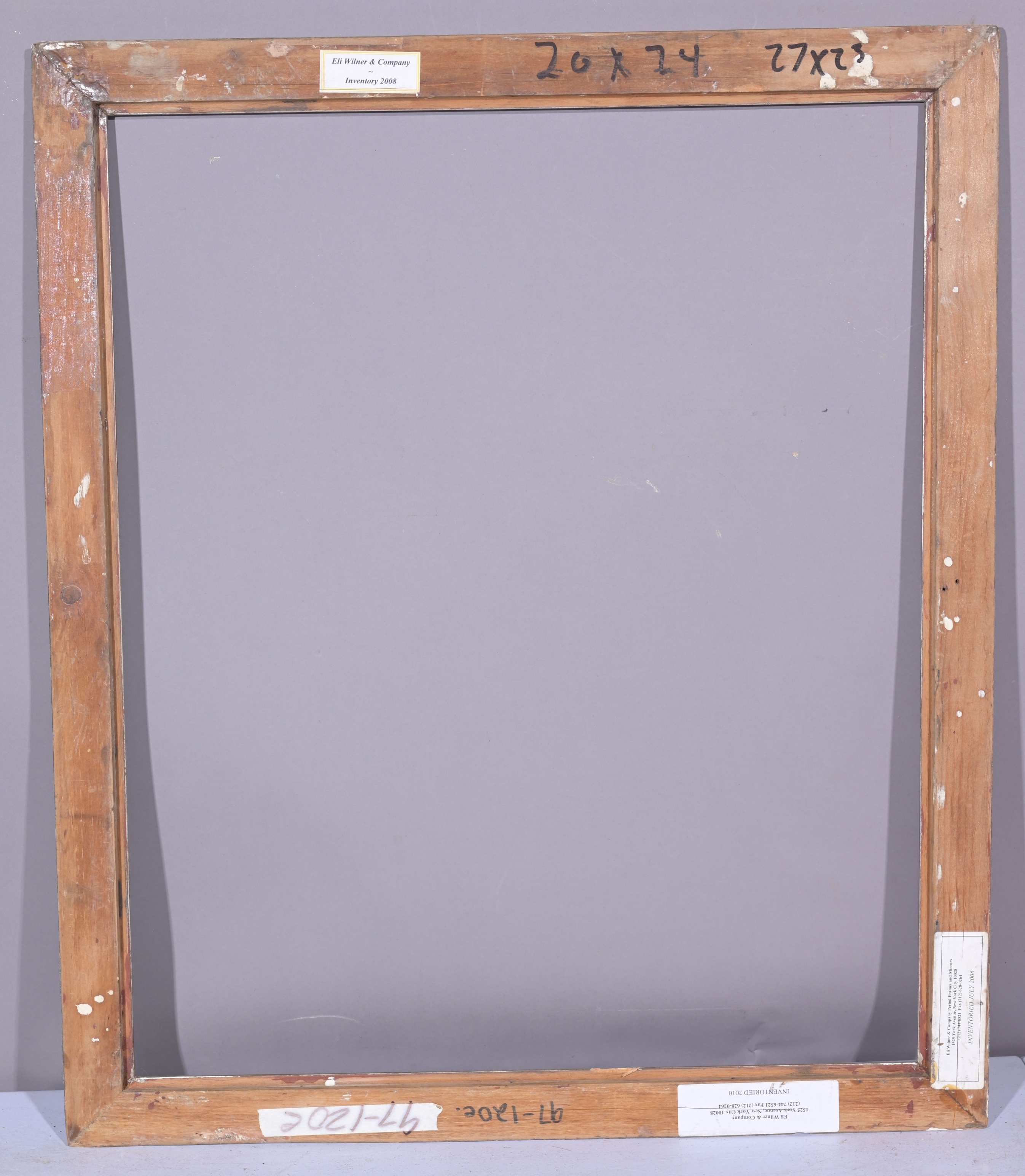 (3) American 1930-40's Silver Frames - 20 x 14 - Image 8 of 8