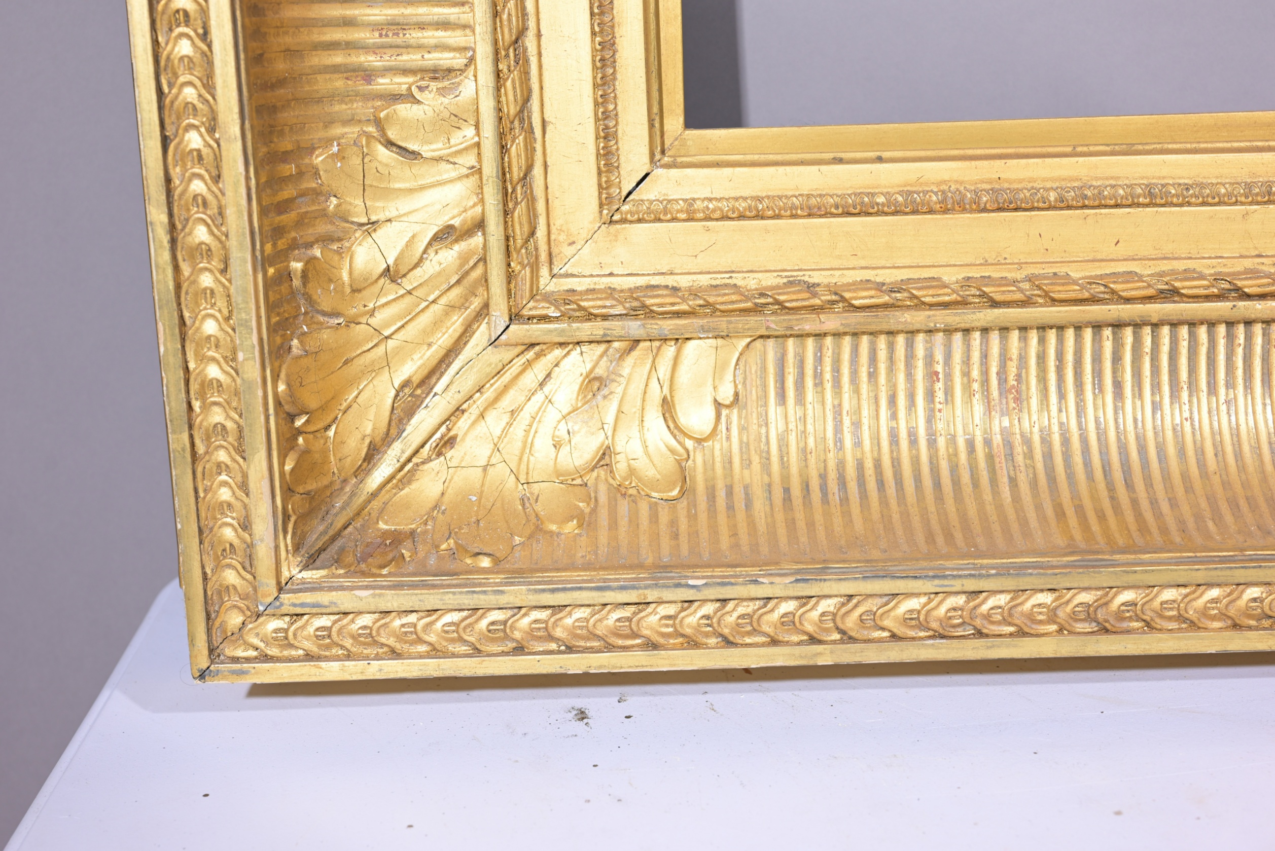 Large 19th C. French School Frame - 40 x 32.5 - Image 6 of 9