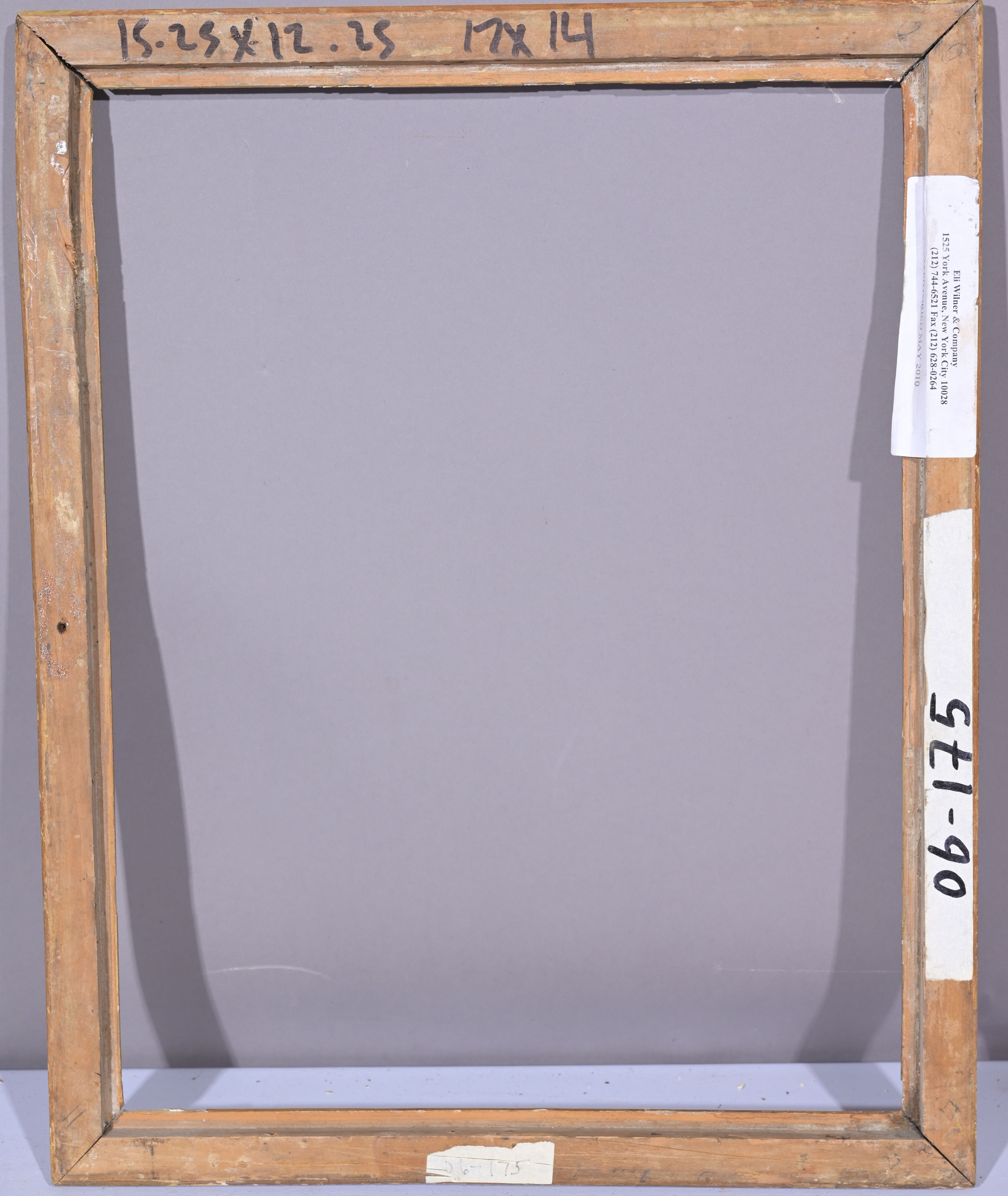 French 19 C Gilt Wood Frame. - 15.25 x 12.25 - Image 7 of 7
