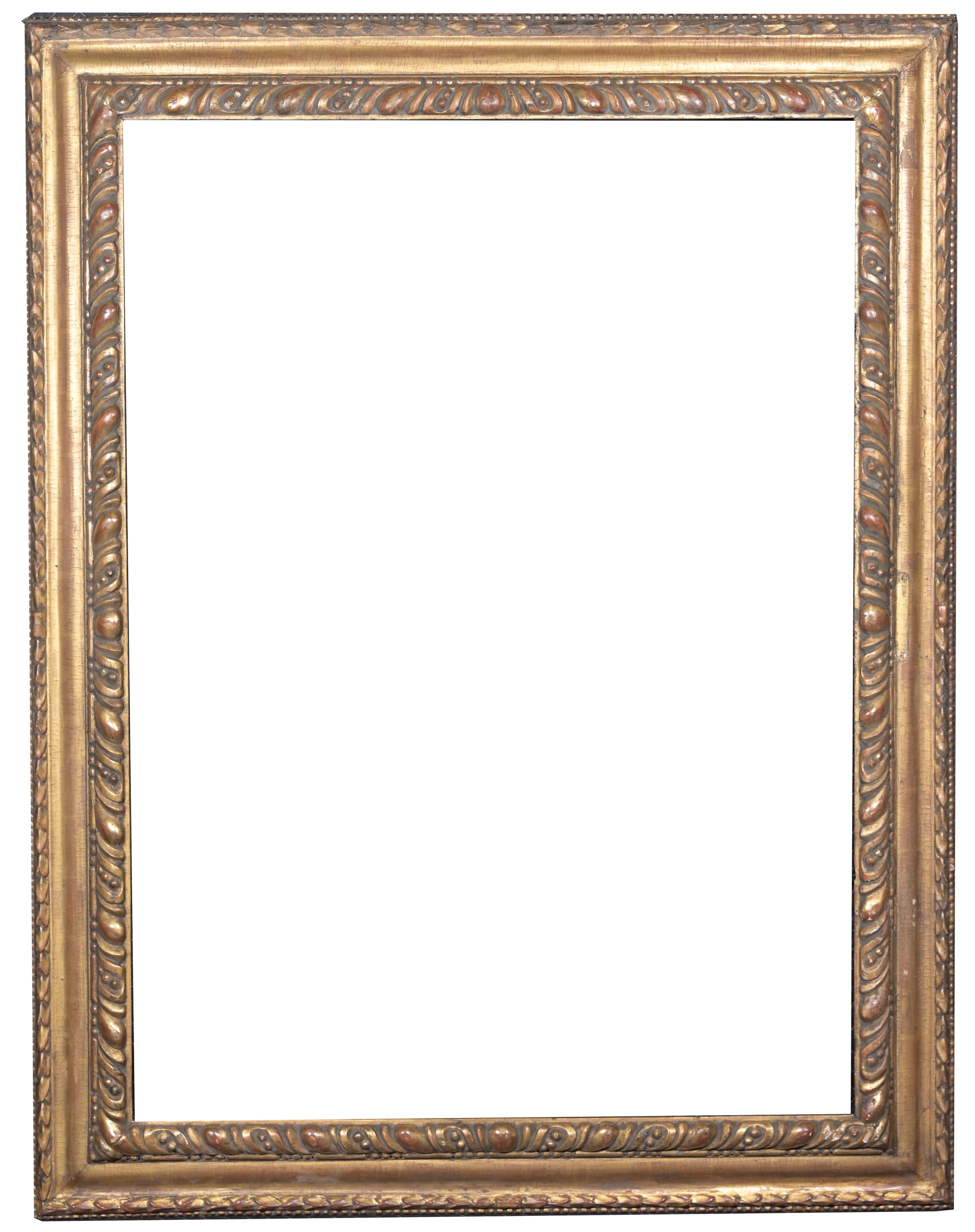 Large Italian 19th C. Gilt Frame - 50.5 x 37.5 - Bild 2 aus 8