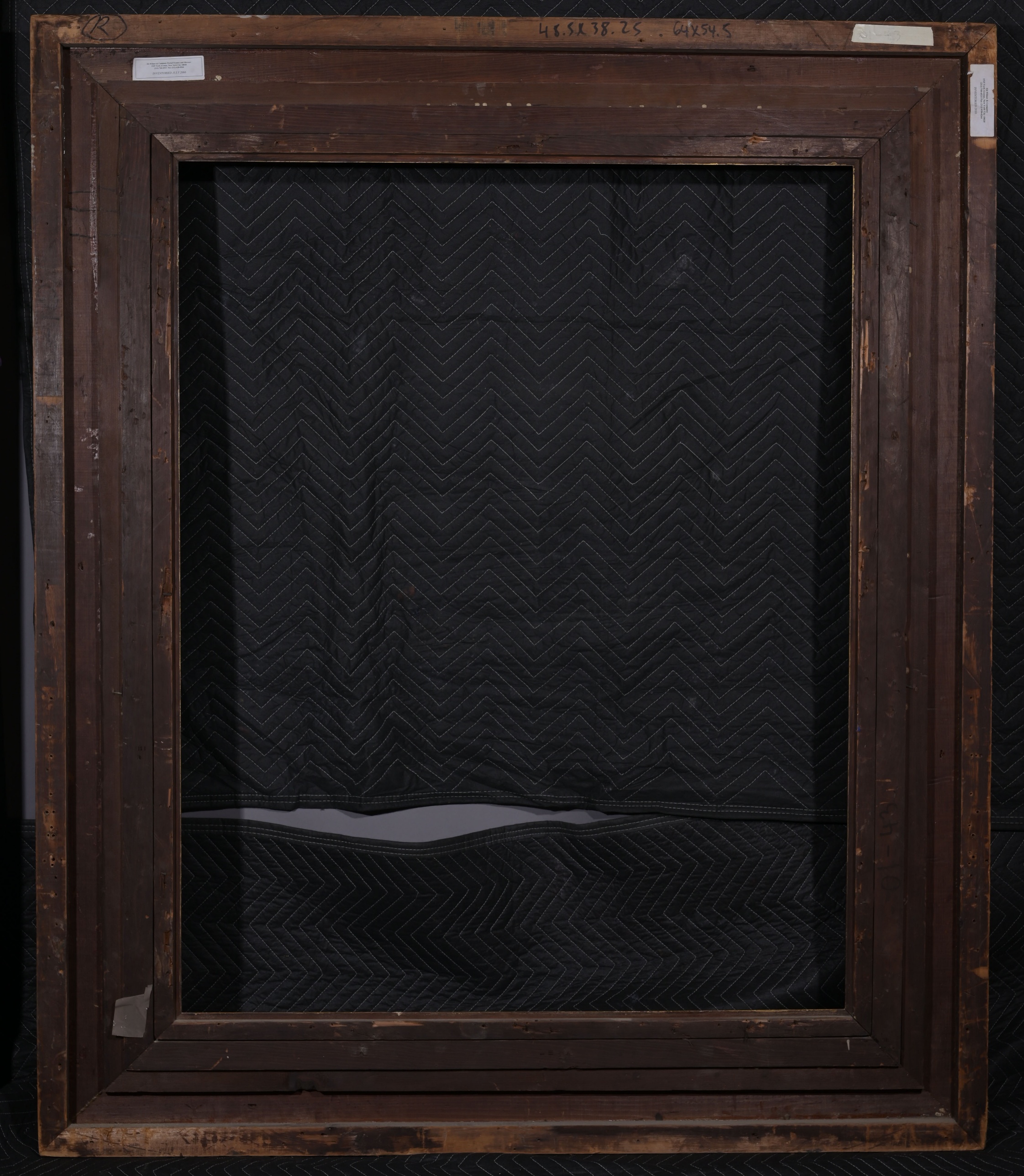 Large 19th C. Hudson River Frame - 48.5 x 38.25 - Bild 9 aus 9