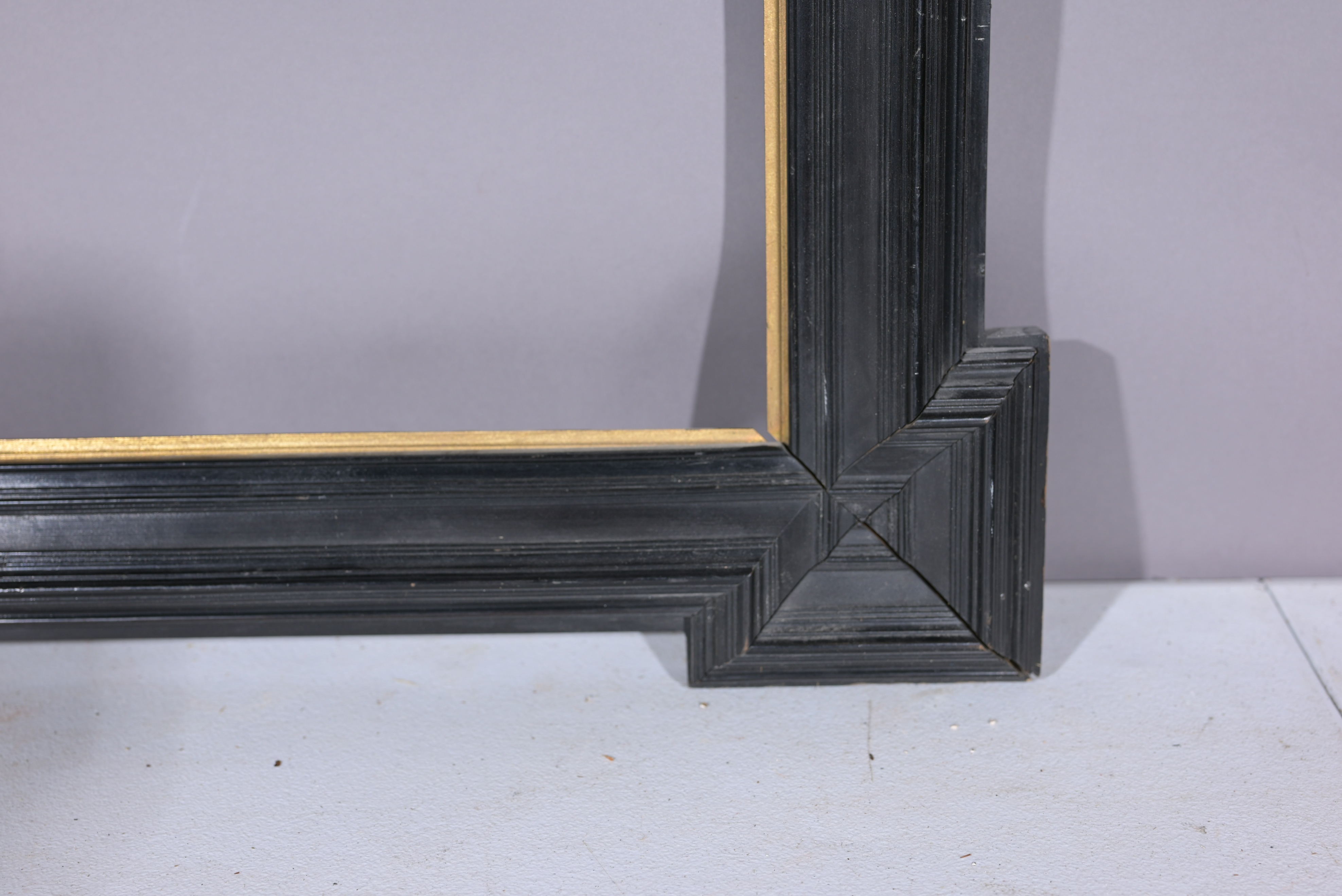 European 1900's Ebonized Frame- 25 x 19 - Image 4 of 7